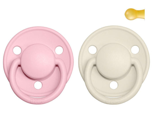 Bibs De Lux - Ivory/Baby Pink - Loja Papás & Bebés