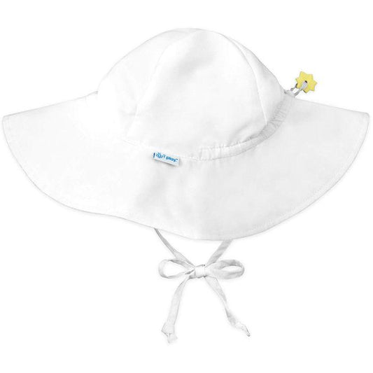Chapéu com Proteção Solar 50+ com Aba Larga White - Loja Papás & Bebés