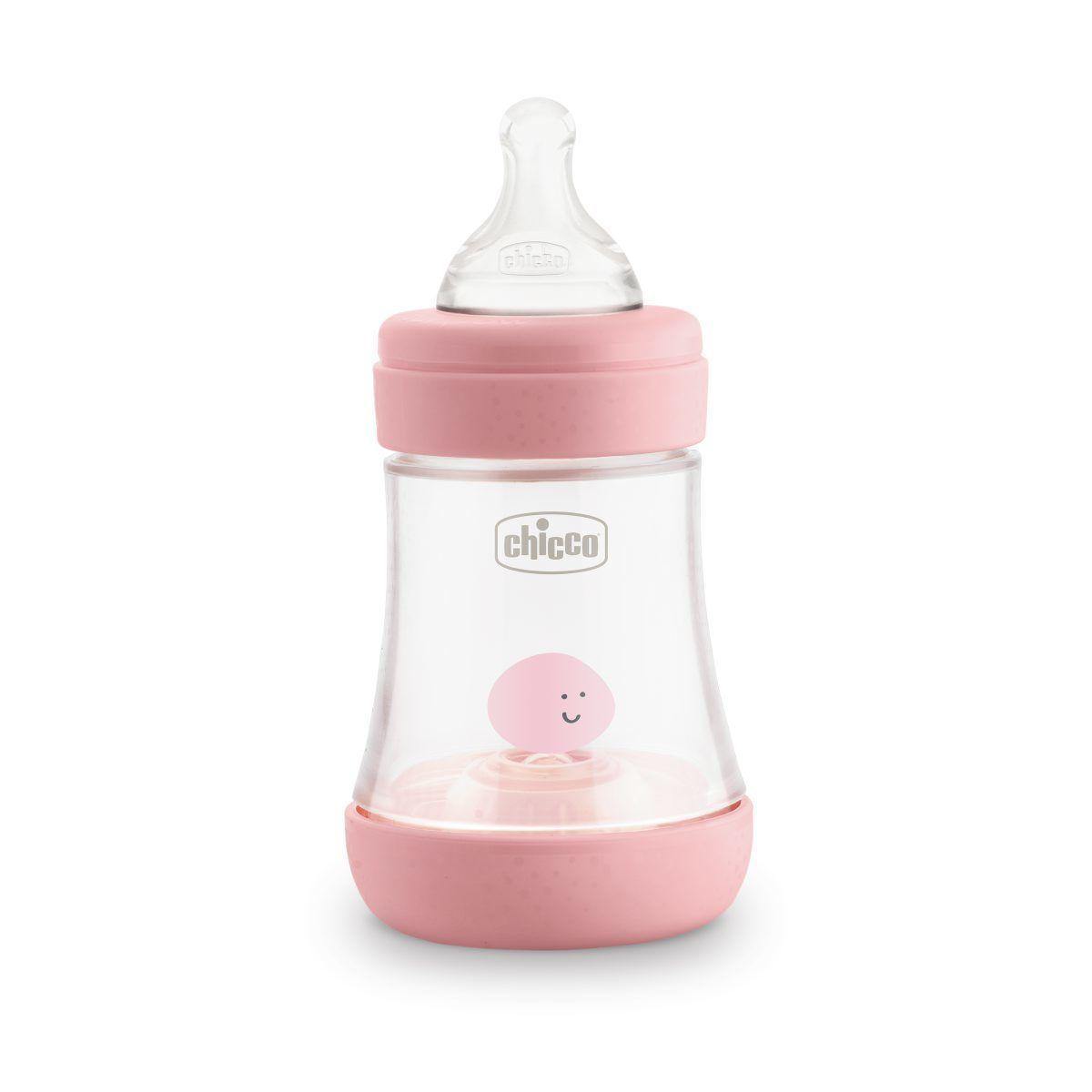 Biberão Perfect5 150ml - Rosa - Loja Papás & Bebés