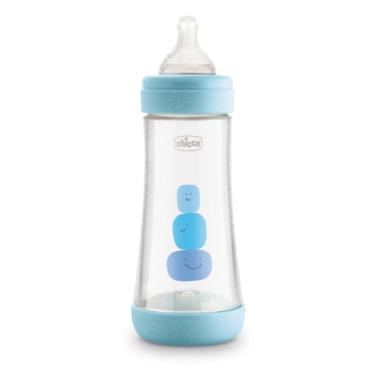 Biberão Perfect5 300ml - Azul - Loja Papás & Bebés