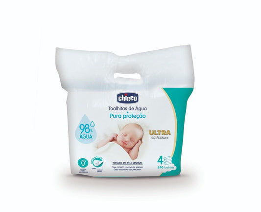 4-Pack Toalhitas De Água Ultra - Loja Papás & Bebés