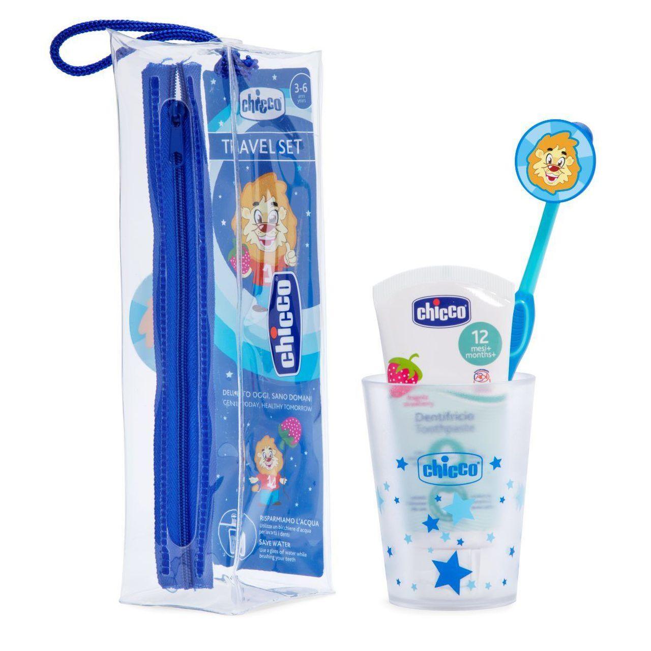 Conjunto de Viagem Azul - Higiene Oral - Loja Papás & Bebés