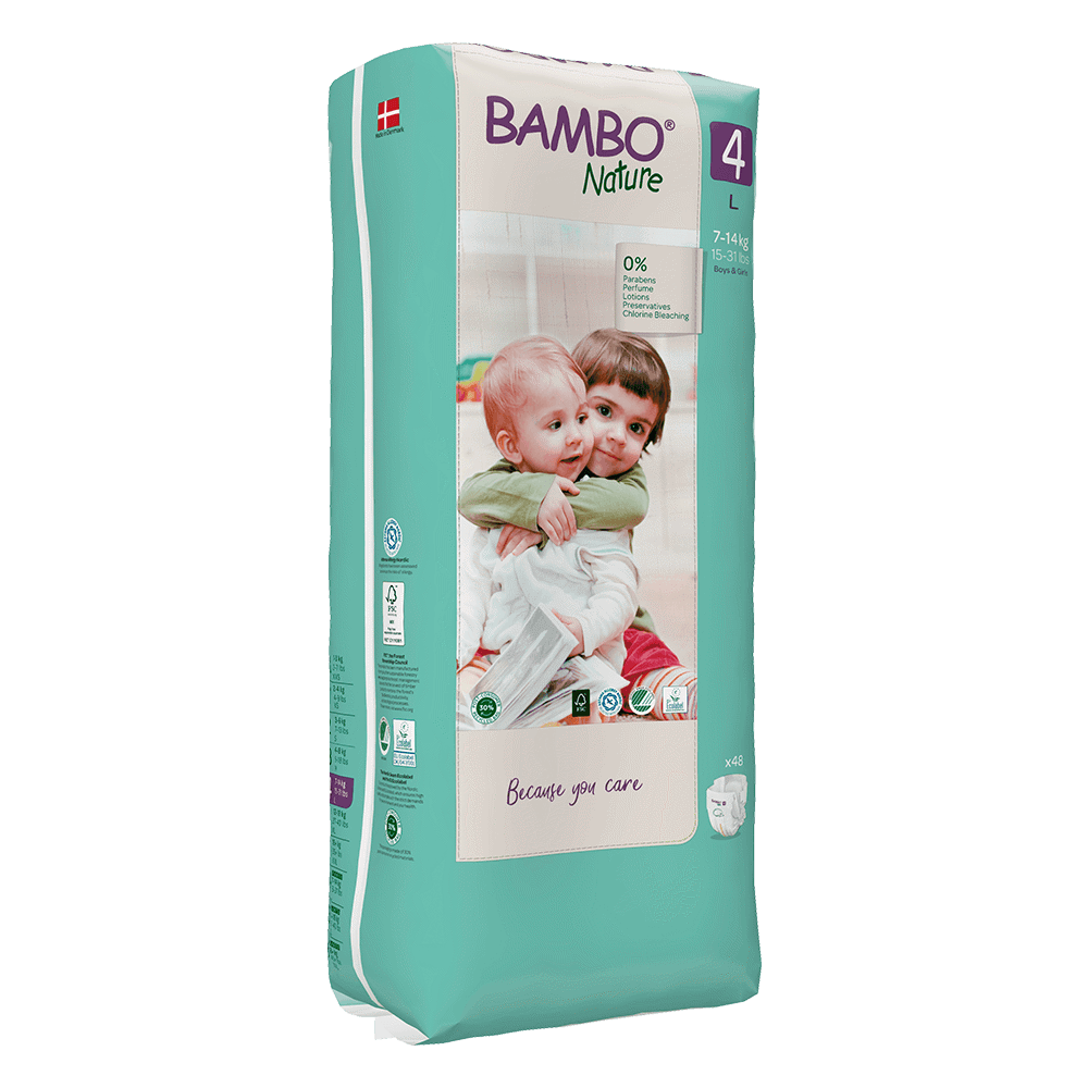 Fraldas Bambo Nature 4 - Loja Papás & Bebés