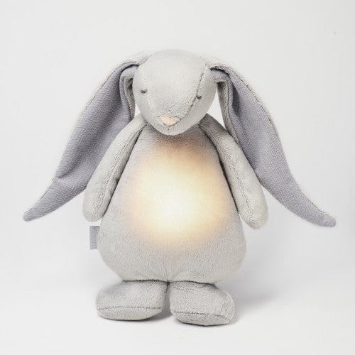 Peluche de Luz e Som -Coelho Cinza