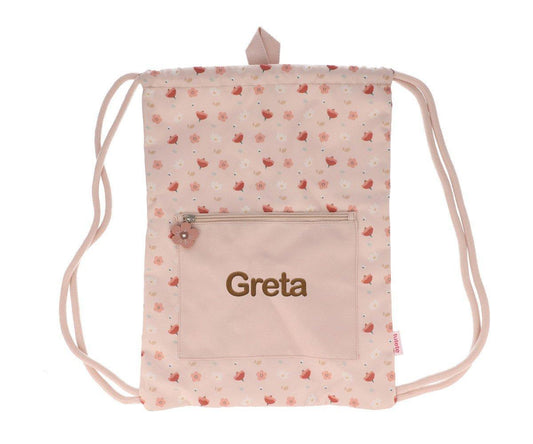 Mochila Saco Impermeável Personalizável - Little Garden - Loja Papás & Bebés