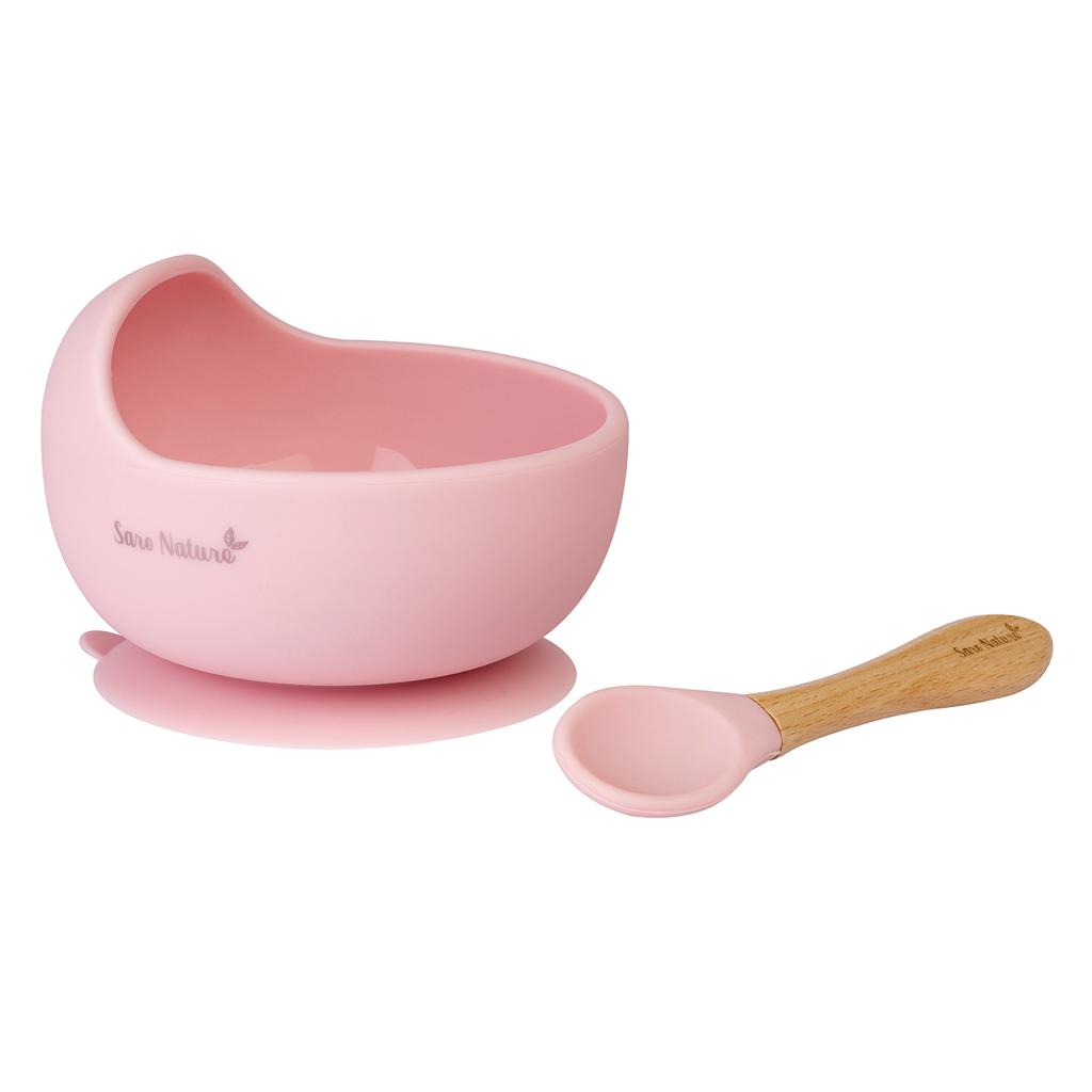 Conjunto de Alimentação Wave - Rosa